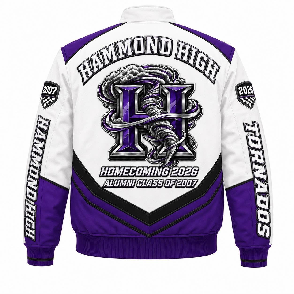 Option 1 jacket, back view