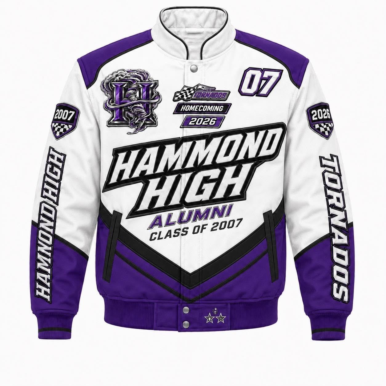 Option 1 jacket, front view