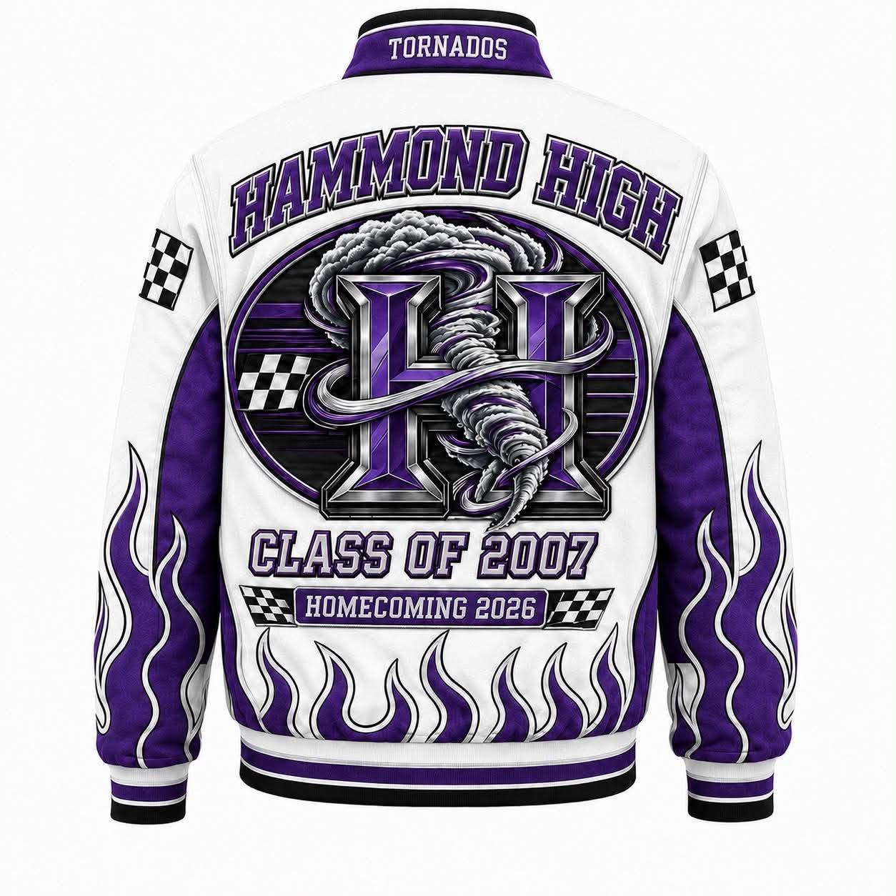 Option 2 jacket, back view